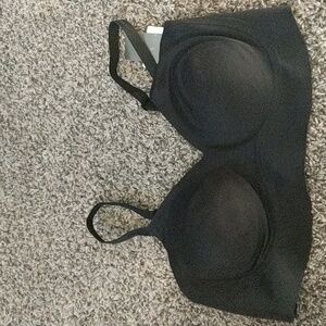 Calvin Klein Q7142-0 Invisibles Retro Bralette Bra Wire Free L Black New
